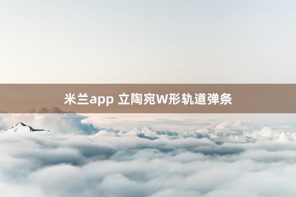米兰app 立陶宛W形轨道弹条